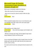 70-778 Microsoft Power BI Practice Exam Questions & Answers &lpar;Grade A&plus;&rpar;&period;docx&NewLine;&NewLine;