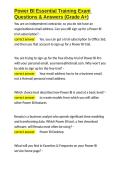 Power BI Essential Training Exam Questions & Answers &lpar;Grade A&plus;&rpar;&period;docx&NewLine;&NewLine;