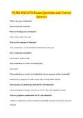 NURS 3812 STIs Exam Questions and Correct&NewLine;Answers