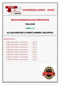 BBS 200 ADVANCED BALLISTICS &vert;COMPLETE QUIZ FINAL EXAM WEEKS 1&ndash;8&vert;  SONORAN DESERT SCHOOL&vert; ALL QUIZ QUESTIONS & CORRECT ANSWERS &vert; 2026 UPDATE&period;