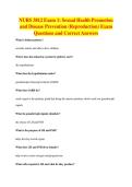 NURS 3812 Exam 1&colon; Sexual Health Promotion&NewLine;and Disease Prevention &lpar;Reproduction&rpar; Exam&NewLine;Questions and Correct Answers