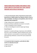 FAMILY NURSE PRACTITIONER &lpar;FNP&rpar; BARKLEY FINAL EXAM COMPLETE QUESTIONS WITH 100&percnt; VERIFIED ANSWERS AND DETAILED RATIONALES