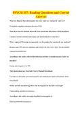PSYCH 357&colon; Reading Questions and Correct&NewLine;Answers