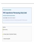WGU D116 FNP Comprehensive Pharmacology Study Guide &vert; 2026 Update with complete solutions&period;&NewLine;