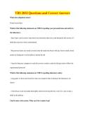 VBS 2032 Questions and Correct Answers