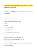 VBS 2032&colon; Exam Questions and Correct Answers