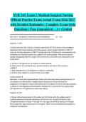 NUR 265 Exam 3 Medical-Surgical Nursing Official Practice Exam Actual Exam 2026&sol;2027 with Detailed Rationales &vert; Complete Exam-Style Questions &vert; Pass Guaranteed &ndash; A&plus; Graded&NewLine;&NewLine;