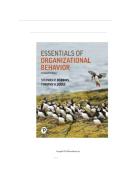 TEST BANK FOR Essentials of Organizational Behavior&comma; 16th edition by Stephen P&period; Robbins&comma; Timothy A&period; Judge ISBN&colon;9780135353837 COMPLETE GUIDE ALL CHAPTERS COVERED 100&percnt; VERIFIED A&plus; GRADE ASSURED&excl;&excl;&excl;&excl;NEW LATEST UPDATE&excl;&excl;&excl;