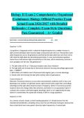 Biology II Exam 2 Comprehensive Organismal Evolutionary Biology Official Practice Exam Actual Exam 2026&sol;2027 with Detailed Rationales &vert; Complete Exam-Style Questions &vert; Pass Guaranteed &ndash; A&plus; Graded&NewLine;&NewLine;