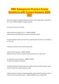 DMV Salesperson Practice Exams Questions with Correct Answers 2026-2027