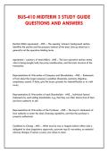 BUS-410 MIDTERM 3 STUDY GUIDE &NewLine;QUESTIONS AND ANSWERS