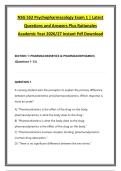 Wilkes University NSG 552 Compilation Success Bundle &vert; 2026&sol;27 Questions And Answers Plus Rationales 