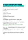ELIOPOULOS EXAM SCRIPT PREMIUM&NewLine;QUESTIONS AND SOLUTIONS GRADED A&plus;