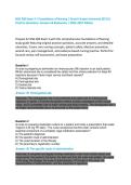 NSG 300 Foundations of Nursing Exam 3 Study Guide &vert; Grand Canyon University &lpar;GCU&rpar; &vert; Practice Questions&comma; Answers & Rationales &lpar;3 Versions&rpar;