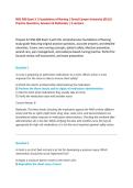 NSG 300 Foundations of Nursing Exam 3 Study Guide &vert; Grand Canyon University &lpar;GCU&rpar; &vert; Practice Questions&comma; Answers & Rationales &lpar;3 Versions&rpar;