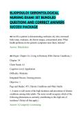ELIOPOULOS GERONTOLOGICAL&NewLine;NURSING EXAMS SET BUNDLED&NewLine;QUESTIONS AND CORRECT ANSWERS&NewLine;SUCCESS PACKAGE