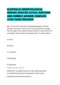 ELIOPOULOS GERONTOLOGICAL&NewLine;NURSING UPDATED ACTUAL QUESTIONS&NewLine;AND CORRECT ANSWERS COMPLETE&NewLine;STUDY GUIDE RESOURCE