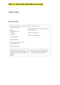 BIOD 171 FINAL EXAM QUESTIONS &lpar;2nd Version