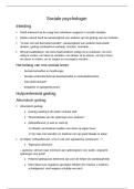 Samenvatting Je sociale ik -  Algemene en sociale psychologie &lpar;V5D437&rpar;