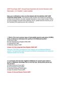 AHIP Final Exam 2027&colon; Actual Exam Questions & Correct Answers with Rationales &vert; A&plus; Graded &vert; Latest Update bundle
