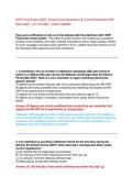 AHIP Final Exam 2027&colon; Actual Exam Questions & Correct Answers with Rationales &vert; A&plus; Graded &vert; Latest Update