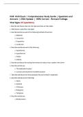 NUR 1020 Exam 1 Comprehensive Study Guide &vert; Questions and Answers &vert; 2026 Update &vert; 100&percnt; Correct - Broward College&period;