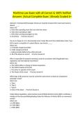 Maritime Law Exam with all Correct & 100&percnt; Verified Answers &vert;Actual Complete Exam &vert;Already Graded A&plus;