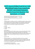 NGWA General Drilling Exam Review Guide 2026 Official Practice Exam Actual Exam 2026&sol;2027 with Detailed Rationales &vert; Complete Exam-Style Questions &vert; Pass Guaranteed &ndash; A&plus; Graded&NewLine;&NewLine;