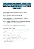 LRA 221 COMPREHENSIVE STUDY GUIDE&NewLine;2026 FULL QUESTIONS AND SOLUTIONS&NewLine;GRADED A&plus;
