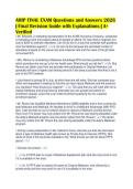 AHIP FINAL EXAM Questions and Answers 2026&NewLine;&vert; Final Revision Guide with Explanations &vert; A&plus;&NewLine;Verified
