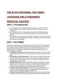 2026&sol;2027 S-Tier Louisiana EMS & Paramedic Protocol Master Test Bank&colon; 69&plus; Exam-Ready Questions