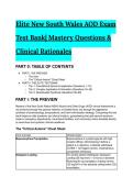 S-Tier Elite NSW AOD Exam Test Bank 2026&sol;2027 &vert; 33&plus; Clinical Mastery Questions&comma; Rationales & Cheat Sheet
