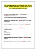 BSC 108 Exam 2 Exam latESt 2026 aCtUal QUEStionS and&NewLine;VErifiEd anSWErS &lpar;latESt 2026 &sol; 2027 UpdatE&rpar; a&plus; GradE&NewLine;100&percnt; GUarantEE VErifiEd By ExpErtS 