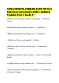 NGWA GENERAL DRILLING EXAM Practice&NewLine;Questions and Answers 2026 &vert; Updated&NewLine;Revision Pack &vert; Grade A&plus;