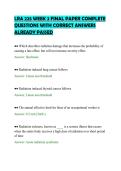 LRA 225 WEEK 2 FINAL PAPER COMPLETE&NewLine;QUESTIONS WITH CORRECT ANSWERS&NewLine;ALREADY PASSED