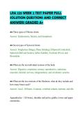 LRA 225 WEEK 2 TEST PAPER FULL&NewLine;SOLUTION QUESTIONS AND CORRECT&NewLine;ANSWERS GRADED A&plus;