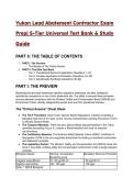 2026&sol;2027 Yukon Lead Abatement Contractor Exam Prep &vert; S-Tier Universal Test Bank & Study Guide