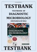 Updated&sol;Latest Textbook of Diagnostic Microbiology 6th Edition Connie R&period; Mahon Test Bank Comprehensive Clinical Microbiology Resource Complete Chapter Questions Answers Rationales Laboratory Procedures Pathogen Identification Infectious Disease Testing Ex