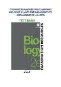 OpenStax Biology 2e Test Bank &ndash; Complete Chapters 1-17 &lpar;Detailed Answers & Rationales&rpar;