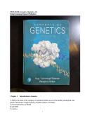Test Bank for Concepts of Genetics&comma; 12th Edition &vert; Klug&comma; Cummings&comma; Spencer&comma; Palladino &vert; All Chapters with Verified Answers