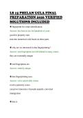 LS 15 PHELAN UCLA FINAL&NewLine;PREPARATION 2026 VERIFIED&NewLine;SOLUTIONS INCLUDED