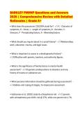 BARKLEY PMHNP Questions and Answers&NewLine;2026 &vert; Comprehensive Review with Detailed&NewLine;Rationales &vert; Grade A&plus;