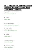 LS 15 PHELAN UCLA FINAL REVIEW&NewLine;2026 VERIFIED QUESTIONS WITH&NewLine;ACCURATE ANSWERS