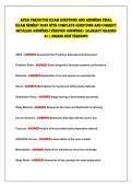 APEA PrEdictor ExAm QuEstions And AnswErs FinAL&NewLine;ExAm nEwEst 2026 witH comPLEtE QuEstions And corrEct&NewLine;dEtAiLEd AnswErs &lpar;VEriFiEd AnswErs&rpar; &vert;ALrEAdY GrAdEd&NewLine;A&plus;&vert;&vert;BrAnd nEw VErsion&excl;&excl; 