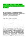 LS15 COMPREHENSIVE TEST SCRIPT&NewLine;2026 QUESTIONS WITH SOLUTIONS 100&percnt;&NewLine;CORRECT&period;