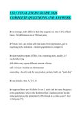 LS15 FINAL STUDY GUIDE 2026&NewLine;COMPLETE QUESTIONS AND ANSWERS&period;