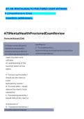 ATI RN Mental Health Proctored Exam with NGN Study Guide