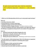 PN 4006 EXAM QUESTIONS AND VERIFIED ANSWERS &vert;&NewLine;LATEST UPDATED 2026&sol;2027 &vert; GRADED A&plus; &vert; 100&percnt; ASSURED&NewLine;PASS&period;