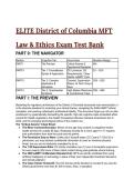 ELITE DC MFT Law & Ethics Exam Test Bank &lpar;2026&sol;2027&rpar; &vert; 37&plus; High-Stakes Scenarios&comma; AAMFT AI Mandates & DC Health Cheat Sheet