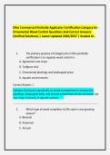 Ohio Commercial Pesticide Applicator Certification Category 6a -&NewLine;Ornamental Weed Control Questions And Correct Answers&NewLine;&lpar;Verified Solutions&rpar; &vert; Latest Updated 2026&sol;2027 &vert; Graded A&plus;&period;